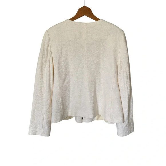 NWT, TALBOTS Factory, Wool Blend Jacket/Zippered Blazer, Size 16 - Picture 3 of 8